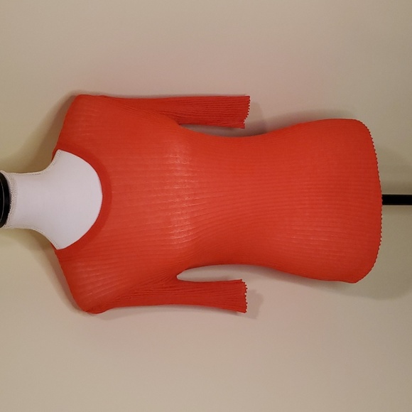 Zara Tops Zara Orange Top With Back Cutout Poshmark